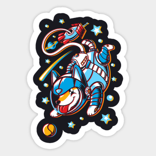 Space Corgi Sticker